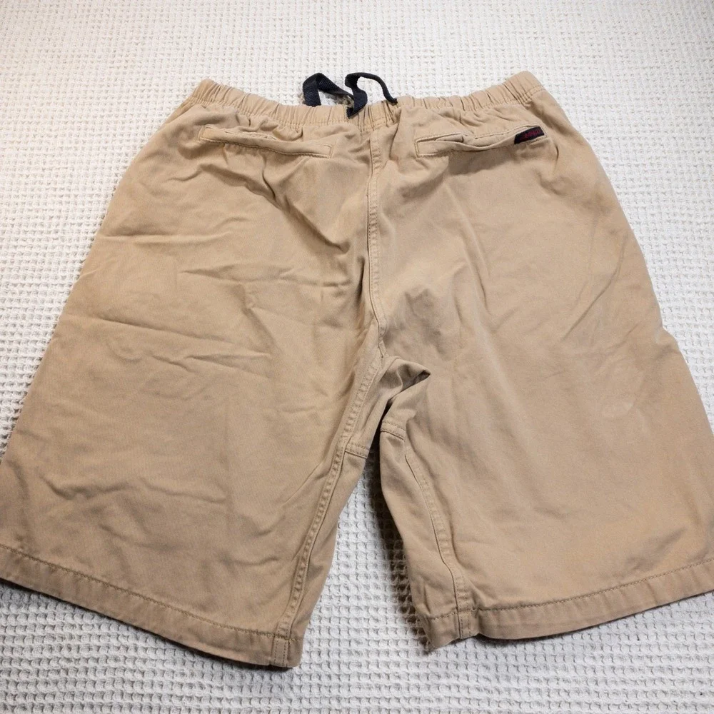 Gramicci G-Shorts Mens Large Khaki Tan Cotton Twill Climbing Hiking Shorts Belt